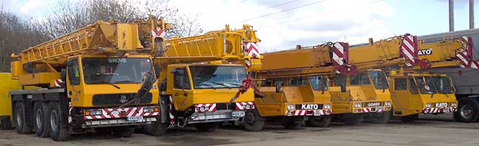 Crane Hire, Mobile crane hire.